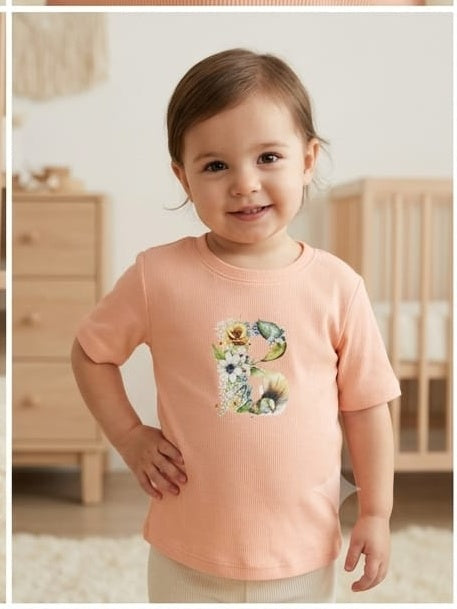 Peach beutiful tshirt