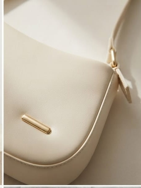 Premium Beige leather Bag