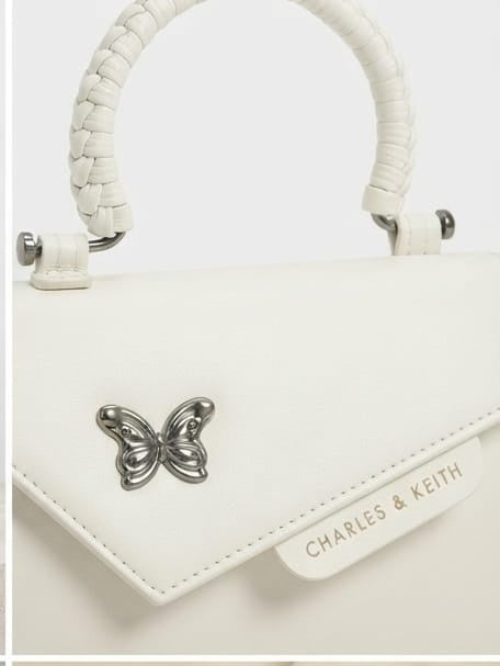 Exquisite white handbag