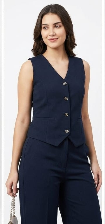 Navy Blue Elegant Dress