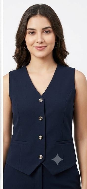 Navy Blue Elegant Dress