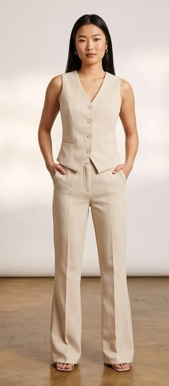 Tan Suit & Vest