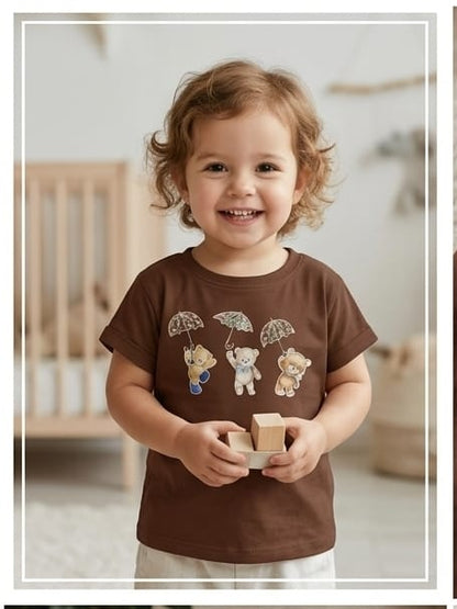 Chocolate color smooth tee