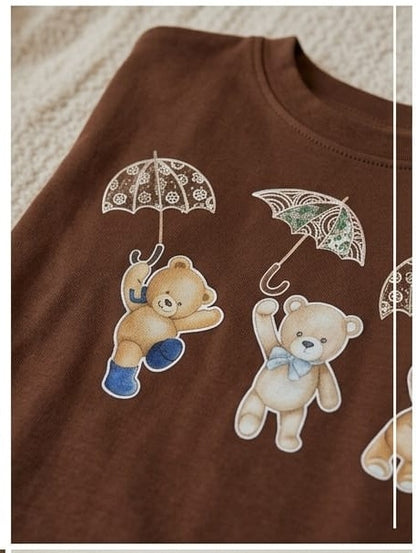 Chocolate color smooth tee