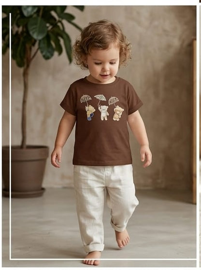 Chocolate color smooth tee