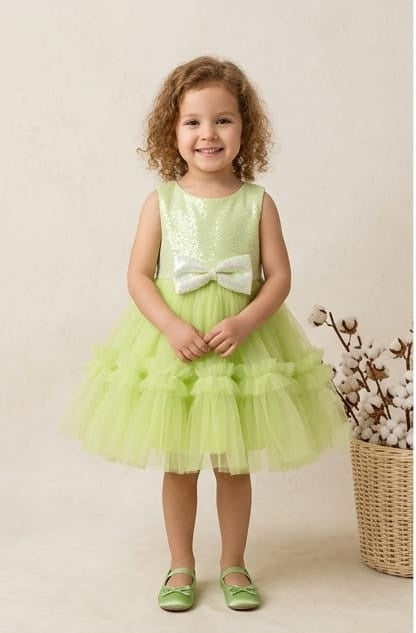 Lime Green Dress
