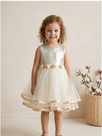 White Ribbon Dress