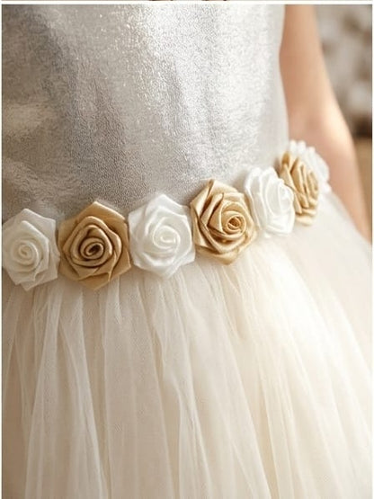 White Ribbon Dress
