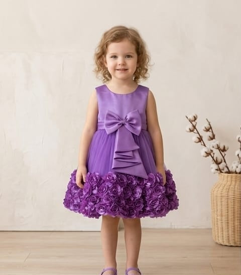 Lavender Birthday girl dress