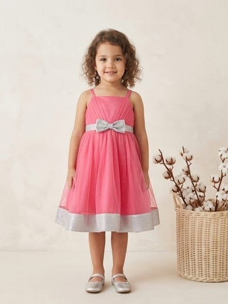 Pink Glitter Dress