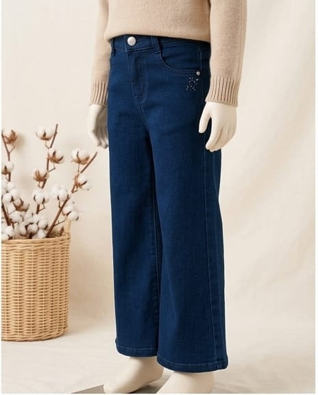 Dark Blue Denim Jeans
