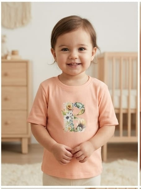 Peach beutiful tshirt