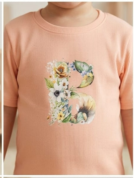 Peach beutiful tshirt