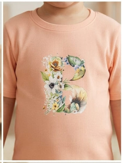 Peach beutiful tshirt