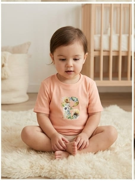 Peach beutiful tshirt
