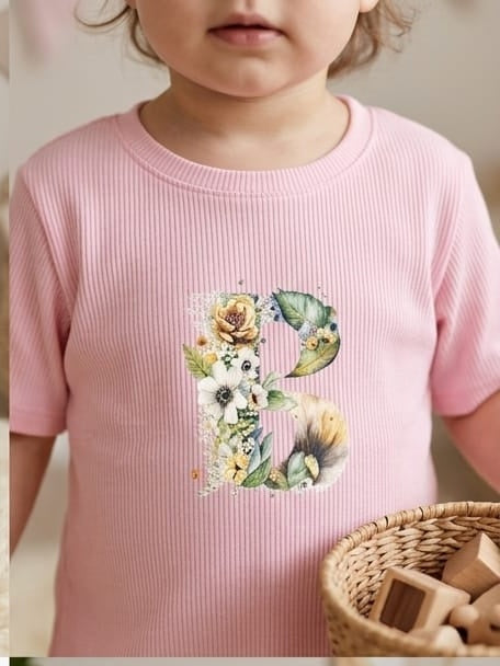 Pink color printed tshirt