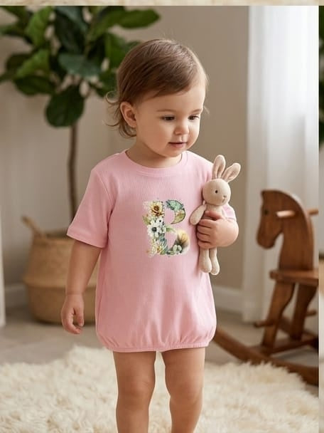 Pink color printed tshirt
