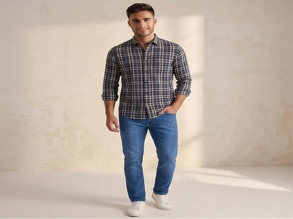 Clean look cheque shirt