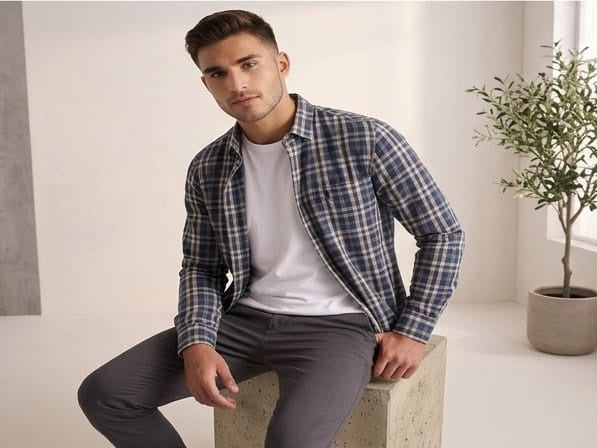 Clean look cheque shirt